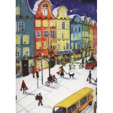 Karnet Bo�e Narodzenie - Ulica 118x163 mm