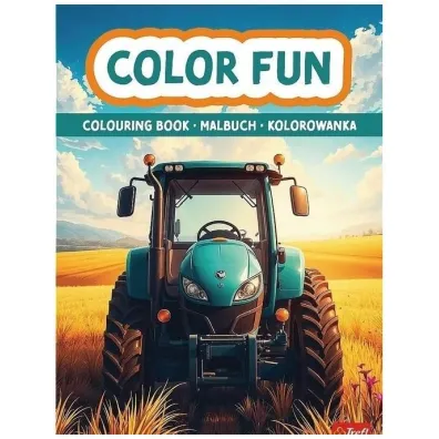 Maszyny rolnicze. Kolorowanka. Malbuch. Colouring book