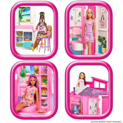 Barbie Fashionistas. Przytulny domek HRJ76 Mattel