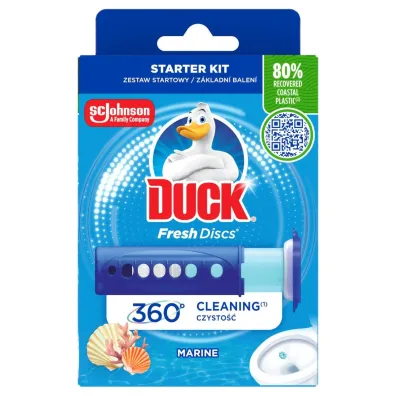 Duck Fresh Discs �elowy kr��ek do toalety o zapachu morskim 36 g