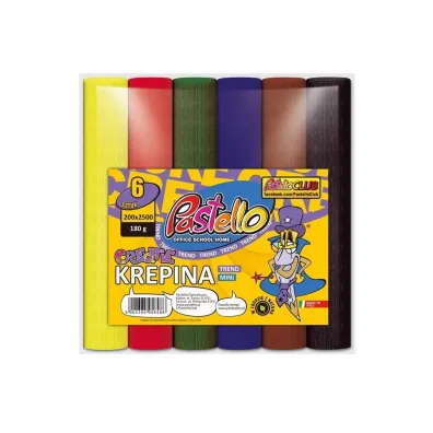 Alfa Pastello Krepina 20x250cm, 180g