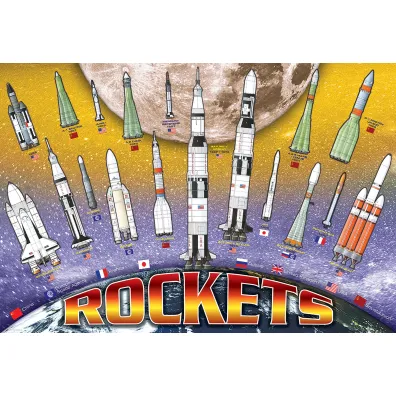 Puzzle 100 el. Smartkids - Rocket Eurographics