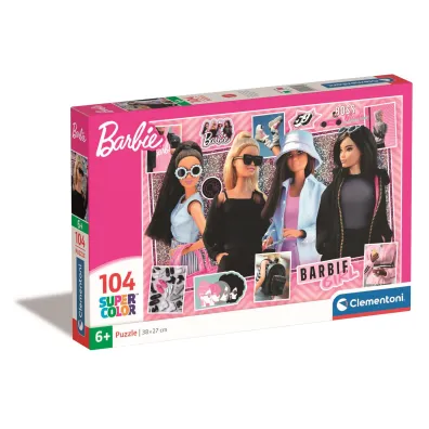 Puzzle 104 el. SuperColor. Barbie Clementoni