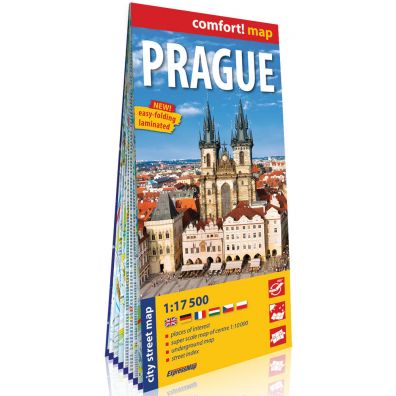 Comfort! map Praga 1:17 500 plan miasta