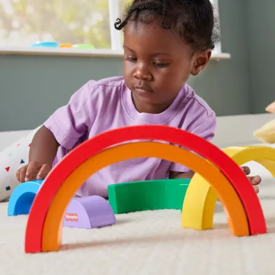 Fisher-Price. Drewniana t�cza do uk�adania Mattel