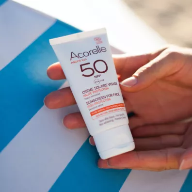 Acorelle Naturalny krem przeciws�oneczny do twarzy BIO &ndash; SPF50 50 ml