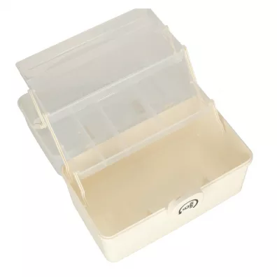Organizer na leki pojemnik pude�ko kasetka apteczka du�y XXL na zamek skrzynka 34,5x23x22 cm