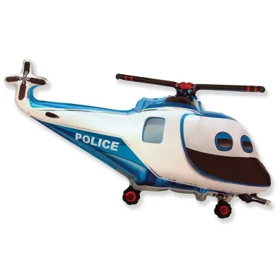 Godan Balon foliowy Helikopter Policyjny 61cm