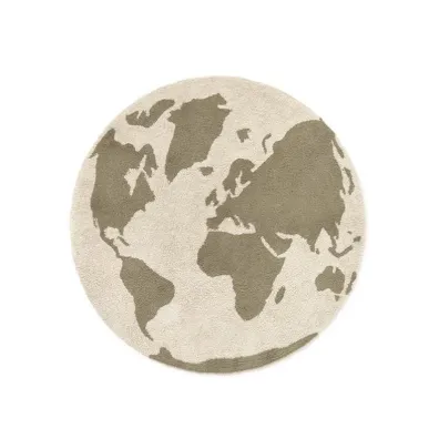 Dywan bawe�niany RugCycled mapa �wiata 120cm