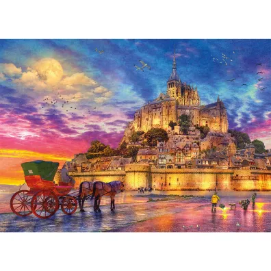 Puzzle 1000 Mont Saint-Michel Francja 113725 Gibsons