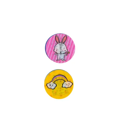 Stempel z naklejkami Astrafun Kr�lik 100 naklejek wielokrotnego u�ytku + ksi��eczka
