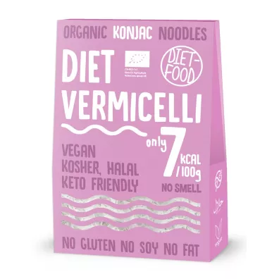 Diet-Food Makaron (konjac typu vermicellil) bezglutenowy 300 g Bio