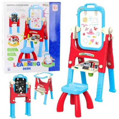 Tablica edukacyjna 5w1 wielofunkcyjna LeanToys