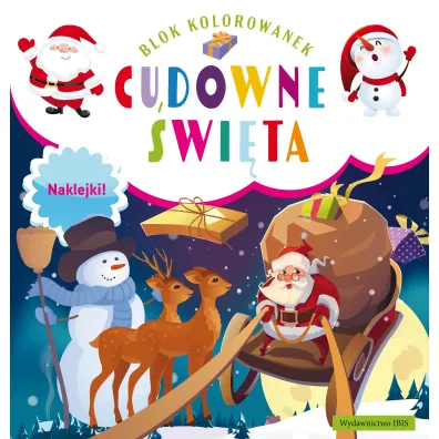 Blok kolorowanek. Cudowne �wi�ta