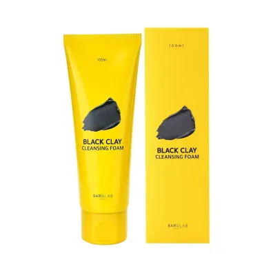 Barulab Pianka korea�ska do twarzy oczyszczaj�ca czarna glinka 100 ml