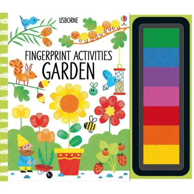 Fingerprint Activities Garden wer. angielska - Fiona Watt, Candice Whatmore