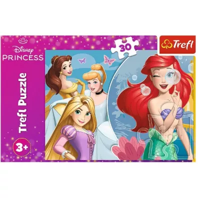 Puzzle 30 el. Pi�kny dzie� ksi�niczek Trefl