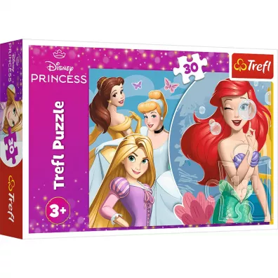 Puzzle 30 el. Pi�kny dzie� ksi�niczek Trefl