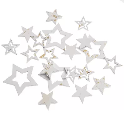 dpCraft Drewniane gwiazdki z�ocone