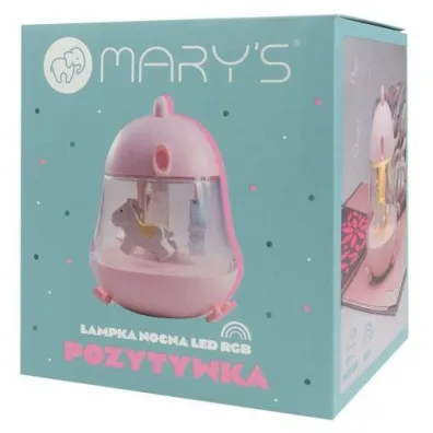 Marys Pozytywka lampka nocna LED r�owa