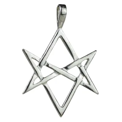 Sotis Heksagram unikursalny, nieoksydowany Ag925, 2,4g