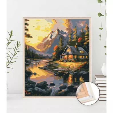 Twoje Hobby Malowanie po numerach - Z�oty zach�d s�o�ca 40x50cm