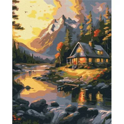 Twoje Hobby Malowanie po numerach - Z�oty zach�d s�o�ca 40x50cm