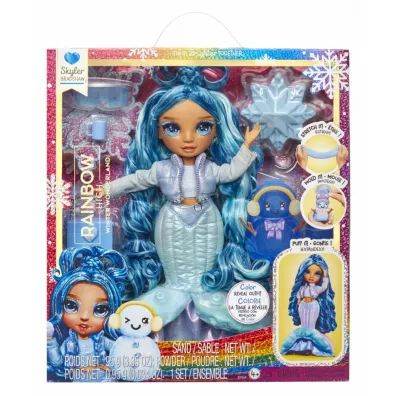 Rainbow High Winter Wonderland Doll- Skyler (Blue) Mga Entertainment