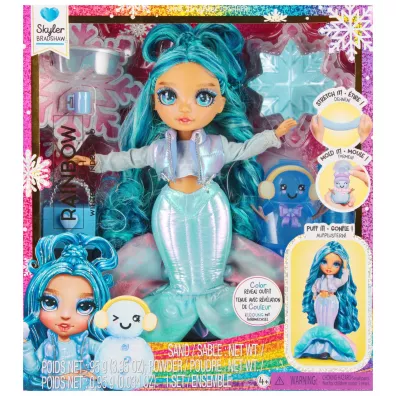 Rainbow High Winter Wonderland Doll- Skyler (Blue) Mga Entertainment
