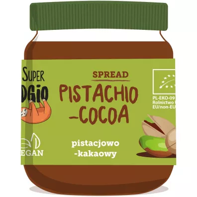 Super Fudgio Krem pistacjowo-kakaowy 190 g Bio