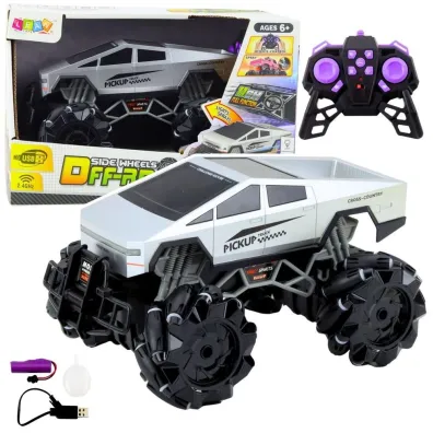 Terenowy Pick Up truck R/C �wiat�o i dym 1:16 LeanToys