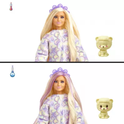 Barbie Cutie Reveal. Lew Lalka S�odkie stylizacje HKR06 Mattel