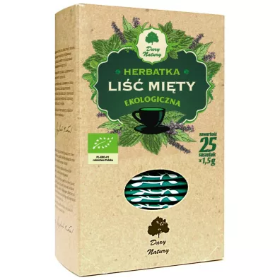 Dary Natury Herbatka li�� mi�ty 25 x 1.5 g Bio