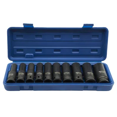 Adler Nasadki udarowe d�ugie 1/2" udarowe 10 szt.