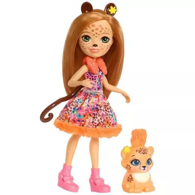 Enchantimals Lalka dodatkowa + zwierz�tko FNH22 Mattel