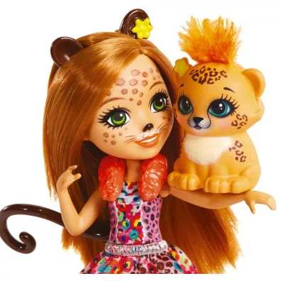 Enchantimals Lalka dodatkowa + zwierz�tko FNH22 Mattel