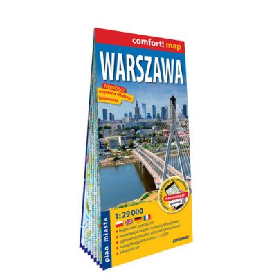 Comfort! map Warszawa 1:29 000