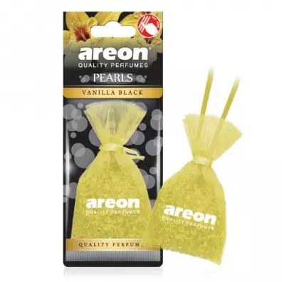 Areon Pearls zapach do samochodu w woreczku Vanilla Black