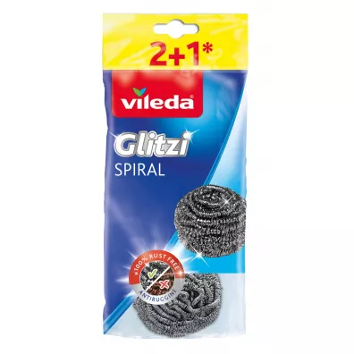 Vileda Zmywak stalowy Glitzi Spiral 3 szt.