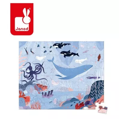 Puzzle w walizce Ocean arktyczny 6+ Janod