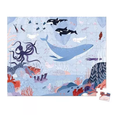 Puzzle w walizce Ocean arktyczny 6+ Janod