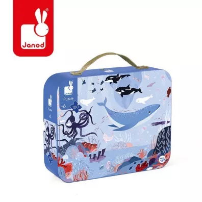 Puzzle w walizce Ocean arktyczny 6+ Janod