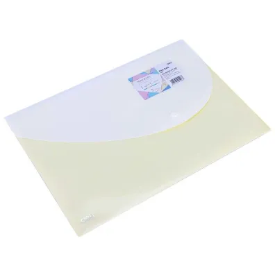 Deli Teczka kopertowa na zatrzask PP Macaron z�ta