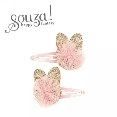 Souza! Spinki do wosw brokatowe kotki Suzan