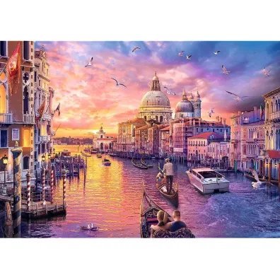 Puzzle 1000 el. Uroki Wenecji Trefl