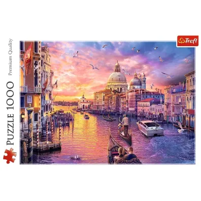Puzzle 1000 el. Uroki Wenecji Trefl