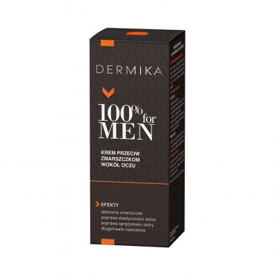 Dermika 100% for Men Eye Cream krem przeciw zmarszczkom wok oczu 15 ml