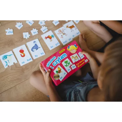 Puzzle edukacyjne. Ukadam i czytam Adamigo