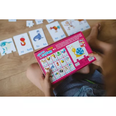 Puzzle edukacyjne. Ukadam i czytam Adamigo
