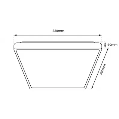 Eko-light Plafon sufitowy Dabar 17W LED